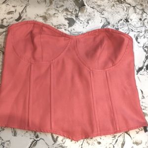 PLT corset us 10 orange pink color